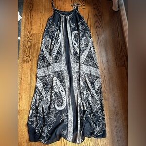 Express Black and White Maxi Dress